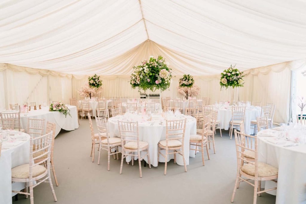 Marquee Hire, tables and Wedding decor